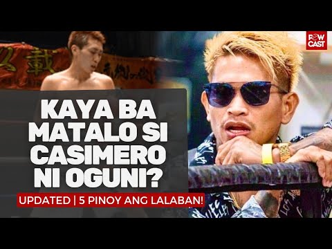 Casimero vs Oguni | May paraan para talunin si Quadro Alas? 5 Pinoy lalaban!