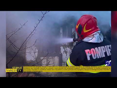 COMUNA FRUNTIȘENI: INCENDIU ÎN LOCALITATEA GRĂJDENI!