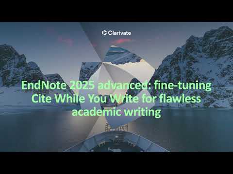 Khả năng tự động trích dẫn và tạo danh mục tài liệu tham khảo của EndNote