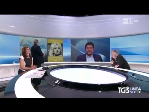 L'autore del libro Cinema è sogno, Giuseppe Alessio Nuzzo, ospite del TG3 - Linea Notte