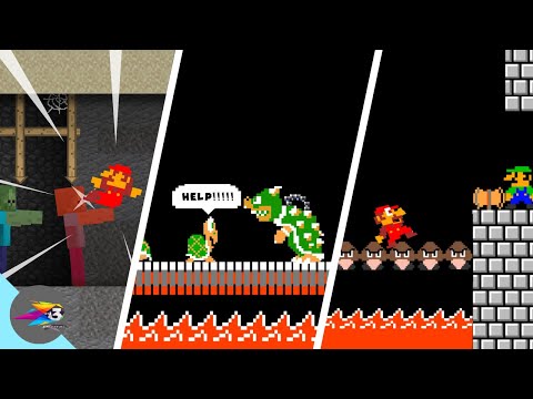 Mario best battle with enemies (Series 1)