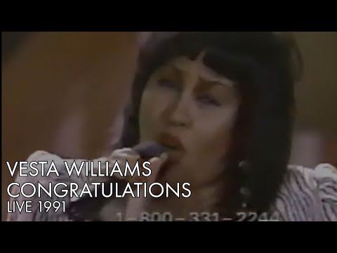 Vesta Williams | Congratulations | Live 1991