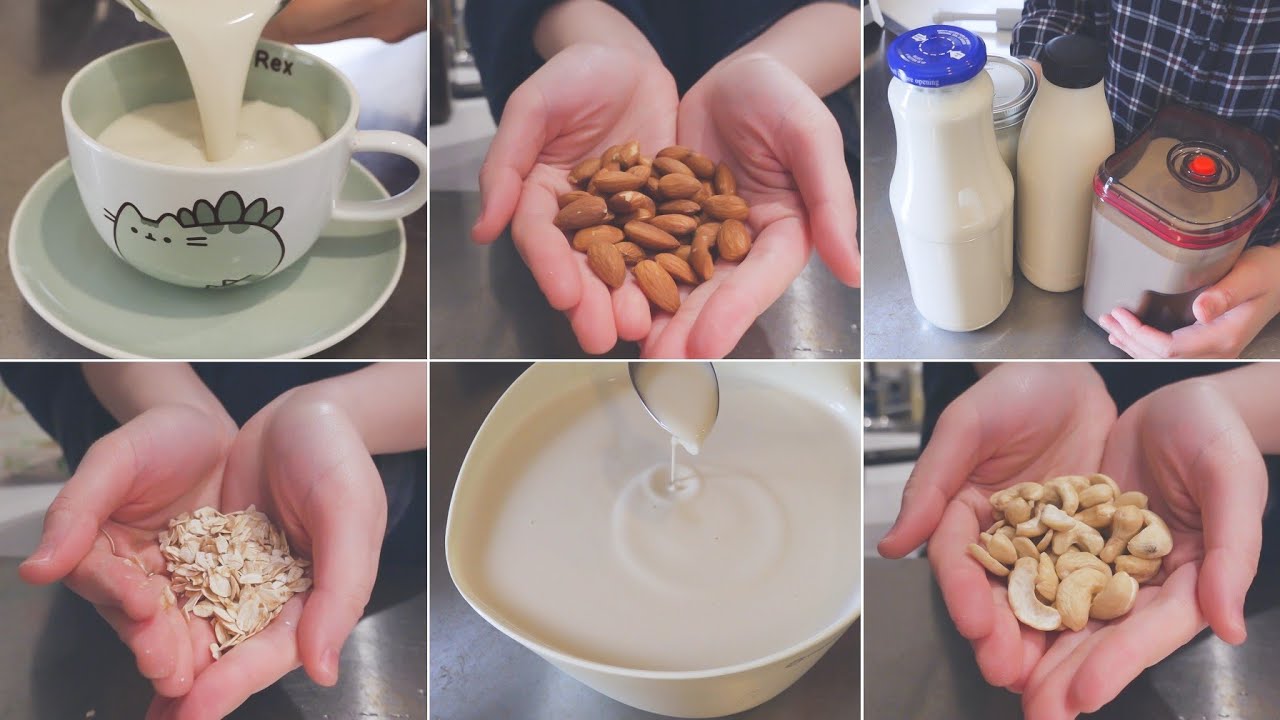 Cách làm sữa hạt thơm ngon béo ngậy