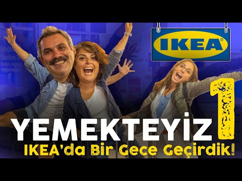 Yemekteyiz IKEA 🍽️  IKEA 1 GECELİĞİNE BİZİM OLDU! 🥳 30 Dakikada IKEA'da Sofra Kurmak! ⏳