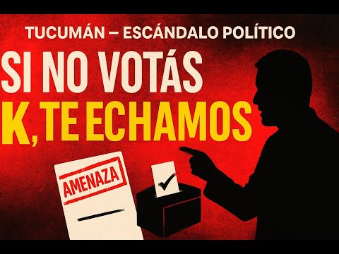 ⚠️ ESCÁNDALO EN TUCUMÁN: AMENAZAN A EMPLEADOS QUE NO VOTEN AL PERONISMO