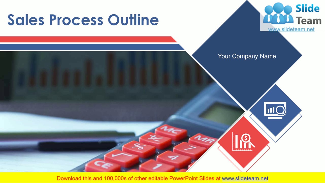 Sales Process Outline PowerPoint Presentation Slides