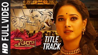 Sye Raa Title Full Video Song Telugu  Chiranjeevi 