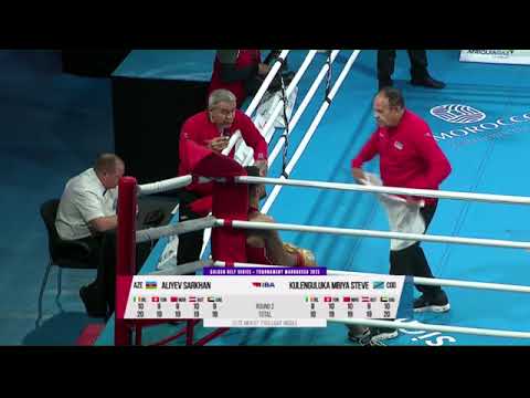 ALIYEV SARKHAN ( AZE ) KULENGULUKA MBIYA STEVE ( COD )