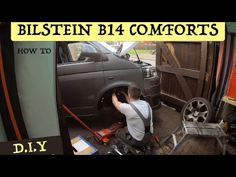 Fitting Bilstein B14 Komforts to my VW Transporter / How to DIY
