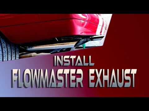Fox Body Mustang - Flowmaster American Thunder Series 40 Exhaust 2 1/2" | Install and test 351w