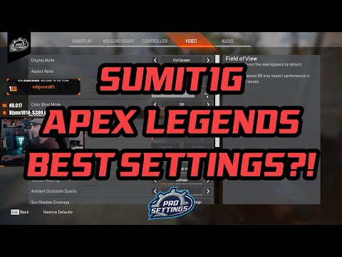 Summit1g Apex Legends Settings Gear Keybinds Setup Config 21