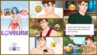 Adam Johnson *FULL STORY w/ ALL PICS* 1-16 | LoveLink 😍 | WYS App (💎 Choices)