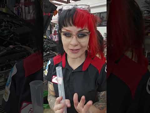 Testing the Ethanol Content of Gasoline Using The Water Extraction Method! #AutoDIY #Ethanol #Shorts