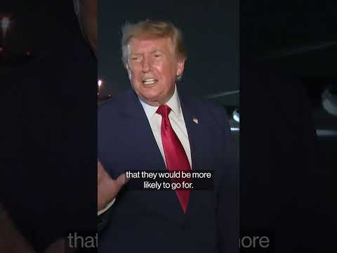 Trump Says Secret Service, Military Wanted Him Off Air Force One