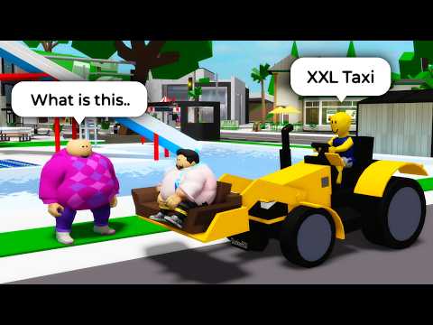ROBLOX Brookhaven RP - FUNNY MOMENTS (TAXI 25)