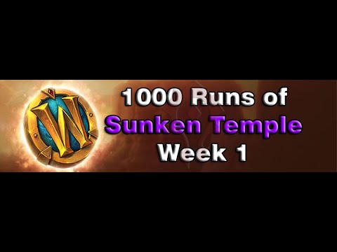 [WOW BFA GOLD FARM 8.3] 1000 Runs of Sunken Temple - Week 1