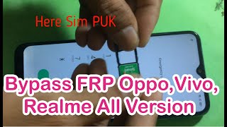 Bypass FRP Oppo, Vivo, Realme All Version by  this Method 2022