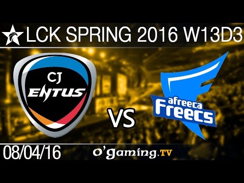 Afreeca Freecs vs CJ Entus - LCK Spring 2016 - W13D3