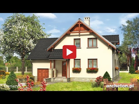 Projekt domu Damazy (E-105) - Archeton.pl