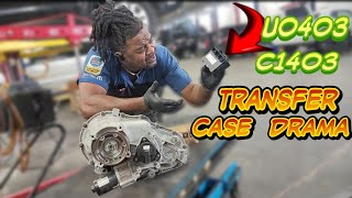 This Transfer Case DTCM Module Drive Mechanics Crazy. U0403 C1403