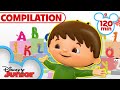 Charlie Meets the Letters! | 120 Minute Compilation | Kids Songs and Nursery Rhymes | @disneyjunior