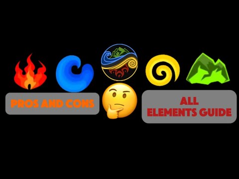 All Elements Pros and Cons. Elements divided guide.