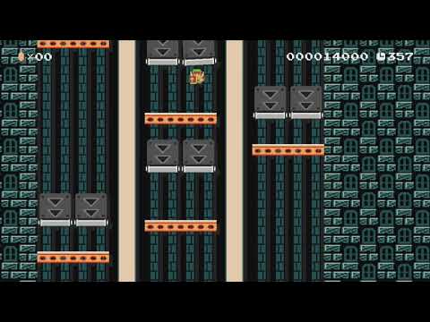Zelda Challenge Dungeon (Easier) by FabioYT - SUPER MARIO MAKER - NO COMMENTARY 1bj