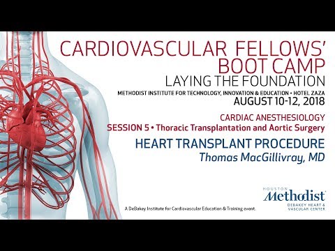 Heart Transplant Procedure (Thomas MacGillivray, MD)