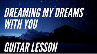 How to Play Dreaming My Dreams With You by Waylon Jennings Acoustic Guitar Lesson and Tutorial
