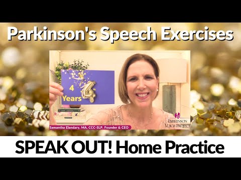 3/18/2024 Parkinson's Speech Exercises: Four Years!