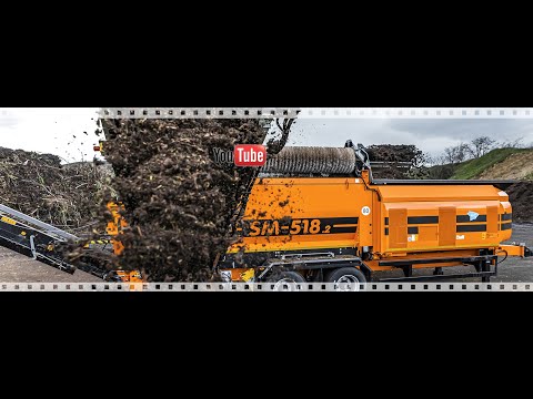 Doppstadt SM 518.2 - Our new trommel screen machine available with exhaust emission standard Stage V