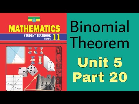Ethiopian Grade 11 Maths Unit_5 p_20 Binomial Theorem