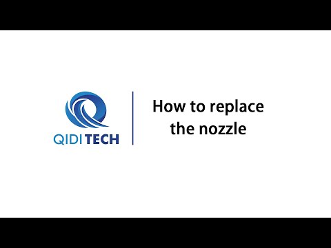 How to replace the nozzle
