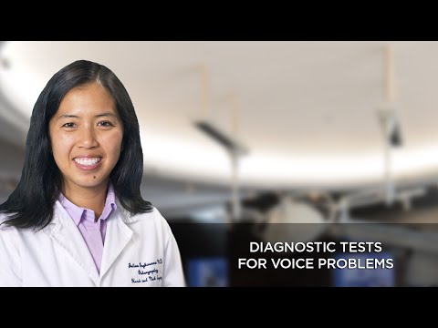 Diagnostic Tests for Voice Problems
