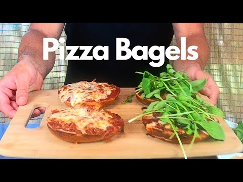 How To Make Pizza Bagels (2 Ways)