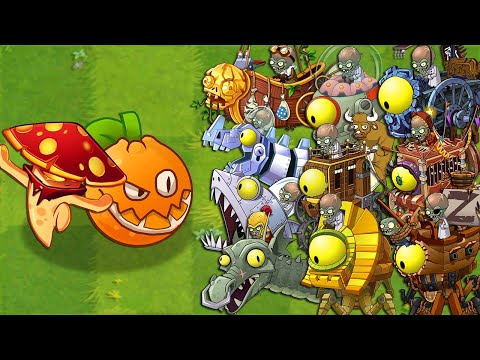 Plants Vs Zombies 2 Final Boss - Team Random Plants Power-Up! vs PvZ2 All Bosses Fight