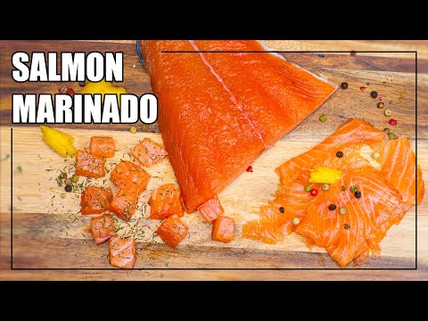 Salmón marinado