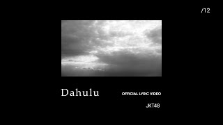 Cover art for Dahulu