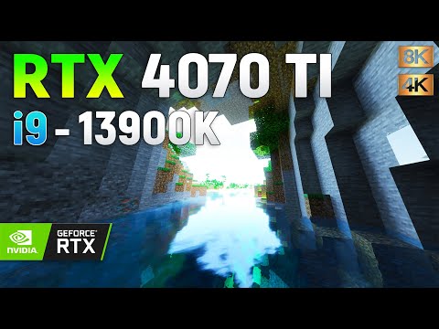 Testing Games - Minecraft RTX : RTX 4070 Ti l 4K and 8K