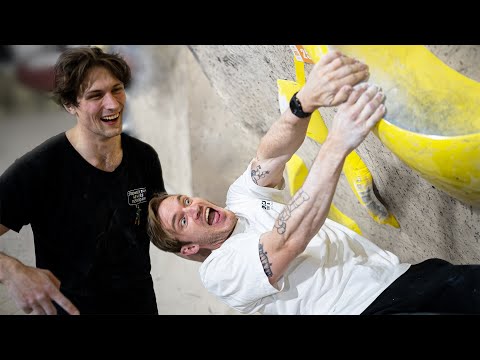 PewDiePie learns new climbing skills