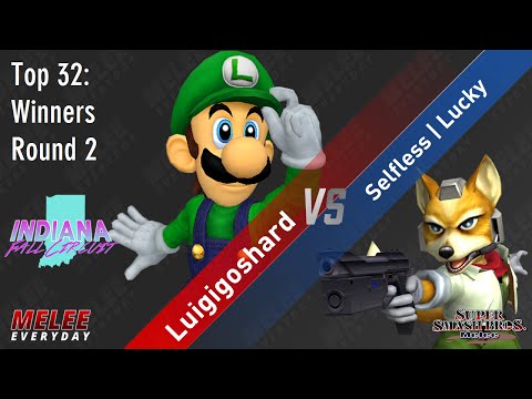 Zero Fox Given - Luigigoshard (Luigi) vs. Selfless | Lucky (Falco) - SSBM - Top 32, WR2