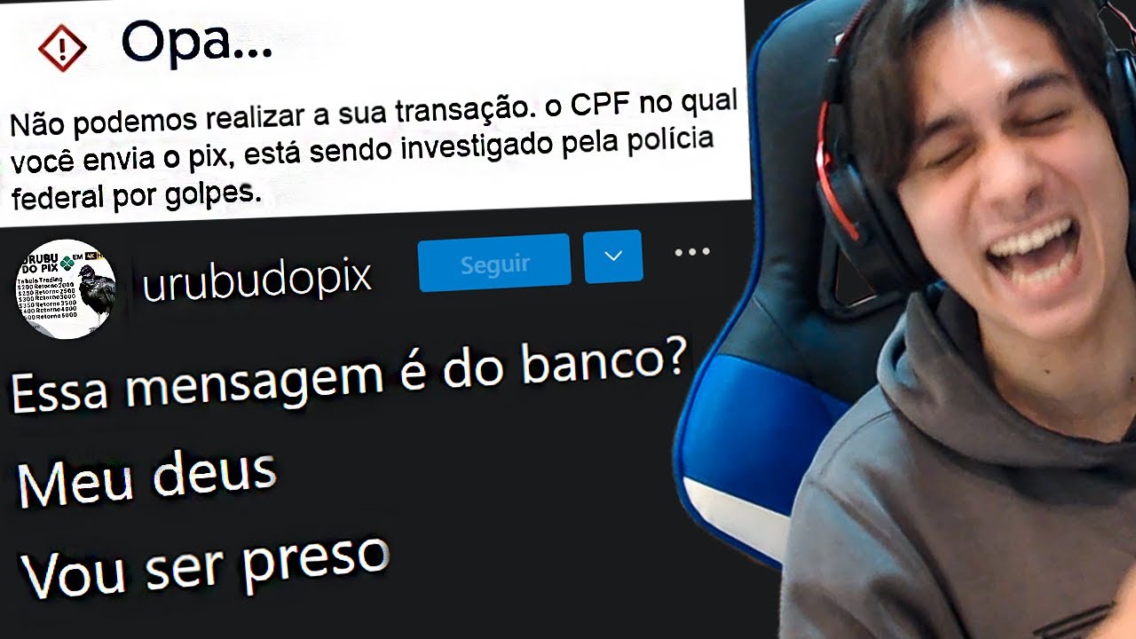 TROLLANDO OS GOLPISTAS DO PIX