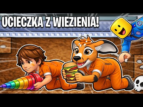 WE ESCAPE PRISON THROUGH THE BIGGEST HOLE IN ROBLOX!