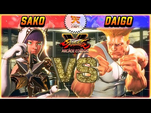 SFV AE ✪ DAIGO (Guile) vs SAKO (Menat) | FT3 Set ✪ SF5 TenSFV