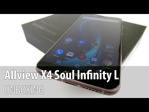 Allview X4 Soul Infinity L Unboxing (Midrange Phone With 18:9 Screen)