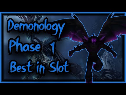 Phase 1 Demonology Warlock Best in Slot - P1 BiS Demo - WOTLK Classic