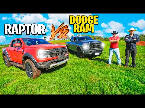 CABO DE GUERRA - RAPTOR DO RENATO GARGIA vs DODGE RAM LEO DA HORNET !! * quem ganha?? *