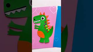 Cute Paper Dinosaur Craft for Children🦖🦕
