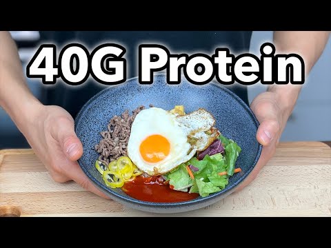Fresh Beef Bibimbap Recipe for SIMPLE High Protein Meals