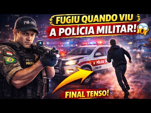 FUGA DESESPERADA AO AVISTAR A PMPB (FINAL TENSO)